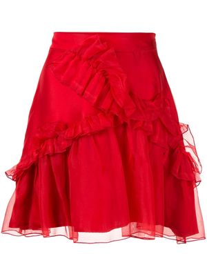 Macgraw Souffle skirt - Red
