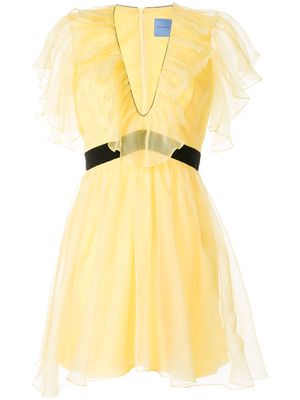 Macgraw Sandpiper ruffled dress - Yellow