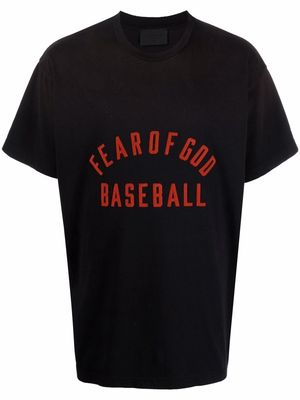 Fear Of God logo crew-neck T-shirt - Black