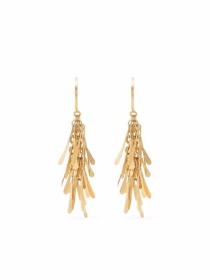 Sia Taylor 18kt yellow gold small pepper tree earrings