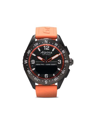Alpina AlpinerX smartwatch 45mm - Black-orange