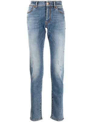 Pt05 low-rise slim fit stretch jeans - Blue
