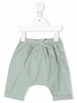 TEDDY & MINOU drawstring cotton trousers - Green