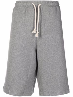 Acne Studios patch-detail sweat shorts - Grey