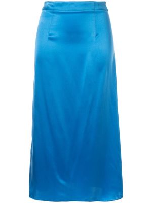 Macgraw Shadow midi skirt - Blue