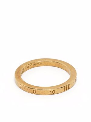Maison Margiela engraved-number ring - Gold