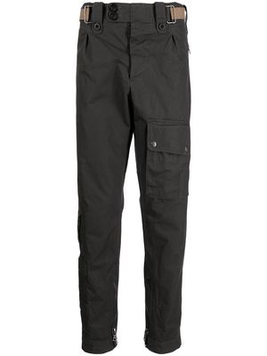 N.Peal straight leg Combat trousers - Grey