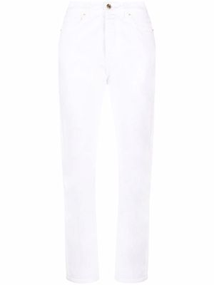 Alexandre Vauthier high-waisted straight-leg jeans - White