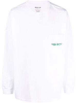 Martine Rose long-sleeve cotton T-shirt - White