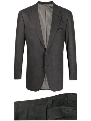 Kiton single-breasted tailored suit - Grey