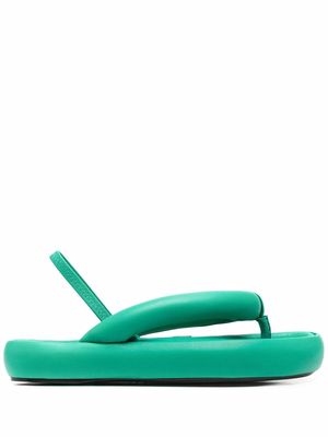 Isabel Marant thong-style puffy sandals - Green