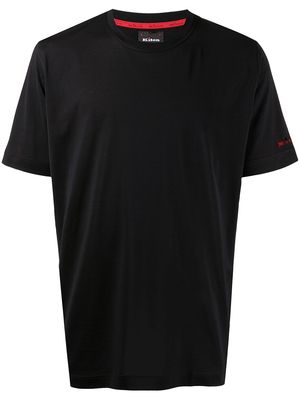 Kiton round neck short-sleeved T-shirt - Black