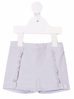 Tartine Et Chocolat ruffle-detail knee-length shorts - Purple