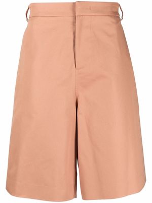 424 knee-length tailored shorts - Neutrals
