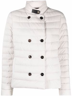 Moorer Clements double-breasted padded jacket - Neutrals