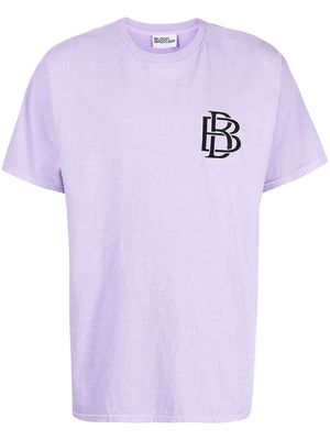 Blood Brother Phantom logo-embroidered T-shirt - Purple