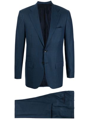 Kiton Lass-Fit two-piece tailored suit - Blue