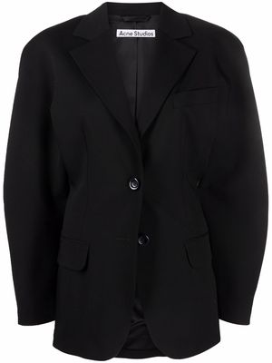 Acne Studios single-breasted suit blazer - Black