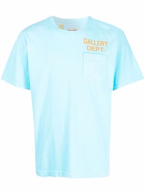 GALLERY DEPT. logo-print T-shirt - Blue