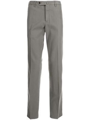 Pt01 slim-cut twill trousers - Grey