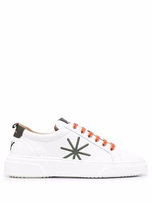 Manuel Ritz Army embroidered-logo sneakers - White