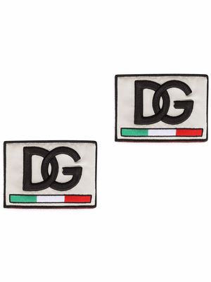 Dolce & Gabbana Italia DG wrist-bands - Black