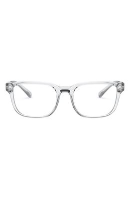 AX Armani Exchange 54mm Rectangular Optical Glasses in Transparen