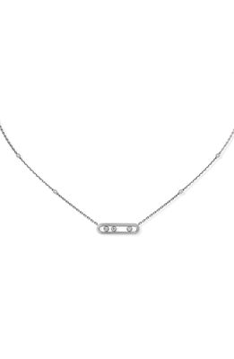 Messika Baby Move Pendant Necklace in White Gold