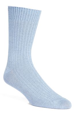 Nordstrom Rib Socks in Blue Stonewash