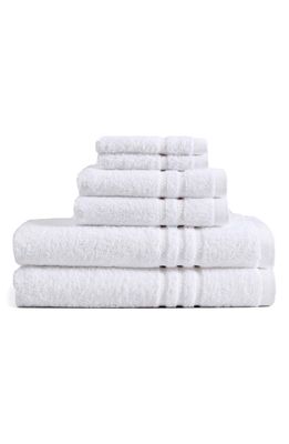 Sunday Citizen 6-Piece Plush Towel Set in White