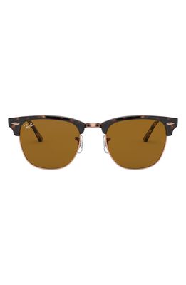 Ray-Ban 49mm Square Sunglasses in Shiny Havana/Brown