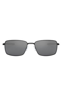 Oakley Square Wire 60mm Rectangular Sunglasses in Black