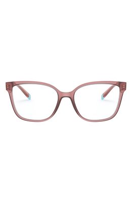 Tiffany & Co. 52mm Optical Glasses in Pink Brown