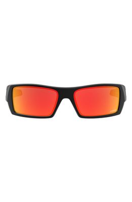 Oakley x Kanas City Gascan 60mm Polarized Rectangle Sunglasses in Black