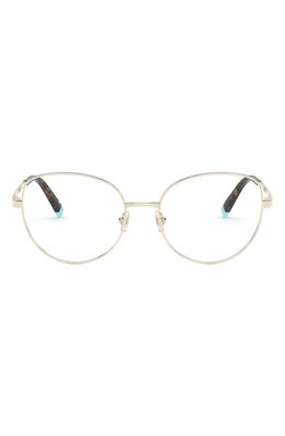 Tiffany & Co. 51mm Round Optical Glasses in Pale Gold
