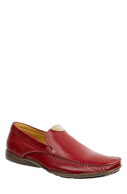 Sandro Moscoloni Moc Toe Slip-On Loafer in Red