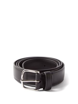 The Row - Leather Belt - Mens - Black
