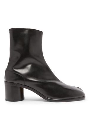 Maison Margiela - Tabi Split-toe Leather Boots - Mens - Black