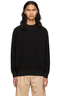 Agnona Black French Terry Sweatshirt
