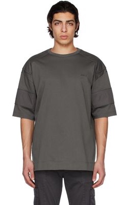 Juun.J Grey Patch T-Shirt