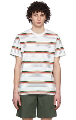A.P.C. White Stripe Chuck T-Shirt
