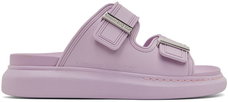 Alexander McQueen Purple Hybrid Slides