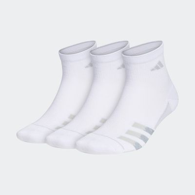 Superlite Quarter Socks 3 Pairs White