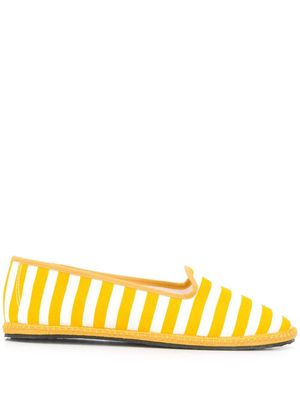 Vibi Venezia stripe espadrilles - Yellow