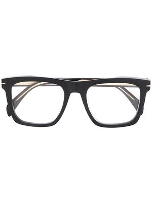 Eyewear by David Beckham rectangle frame glasses - Black