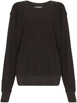Les Tien crew-neck cotton sweatshirt - Black