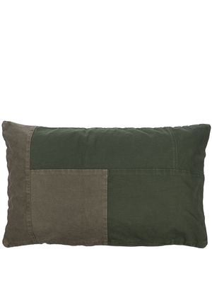 BasShu patchwork long cushion - Green