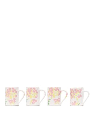 Bernadette set of four mugs - White