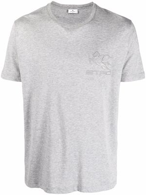 ETRO embossed logo T-shirt - Grey