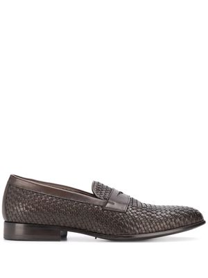 Scarosso Andrea woven loafers - Brown